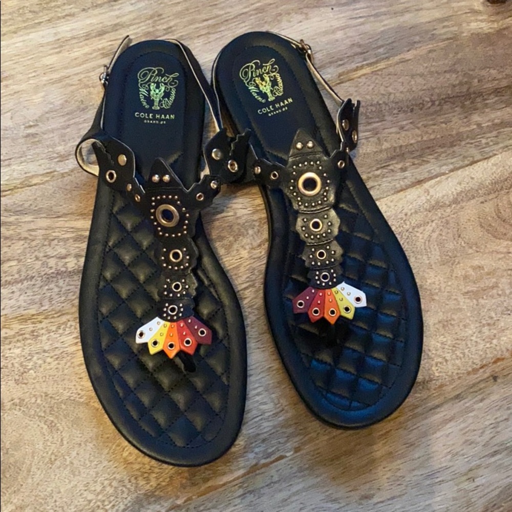 Cole Hann Ornate Sandal **New